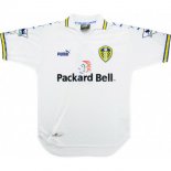 Thailande Maillot De Foot Leeds United Domicile Retro 1999 2000 Blanc Pas Cher