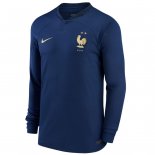 Thailande Maillot De Foot France Domicile ML 2022-2023 Pas Cher