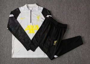 Survetement Liverpool 2021-2022 Gris Noir Jaune Pas Cher