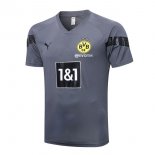 Maillot De Foot Entrainement Dortmund 2022-2023 Gris Noir Pas Cher