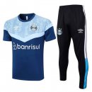 Maillot De Foot Gremio Ensemble Complet 2023-2024 Gris Bleu Noir