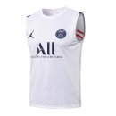 Maillot De Foot Paris Saint Germain Sans Manches 2022 Blanc Pas Cher