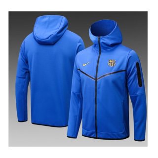 Sweat Shirt Capuche Barcelone 2024-2025 Bleu