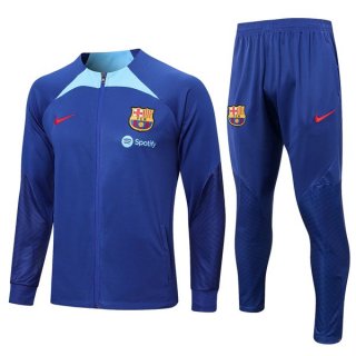 Survetement Barcelone 2023-2024 Bleu Pas Cher