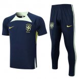 Maillot De Foot Brésil Ensemble Complet 2023-2024 Bleu