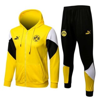 Sweat Shirt Capuche Borussia Dortmund 2022 Jaune Pas Cher