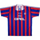 Thailande Maillot De Foot Bayern Domicile Retro 1995 1997 Bleu Rouge Pas Cher