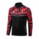 Veste AC Milan 2023 Rouge Noir Pas Cher