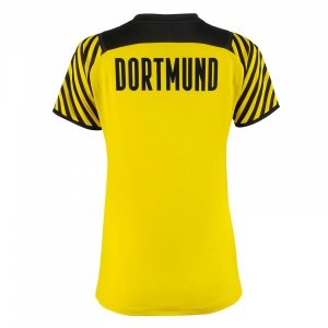 Thailande Maillot De Foot Dortmund Domicile Femme 2021-2022 Jaune Pas Cher