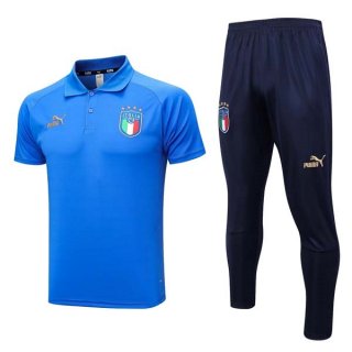 Polo Italie Ensemble Complet 2023-2024 Bleu 4