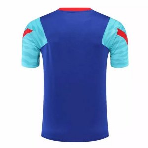 Nike Maillot De Foot Entrainement Barcelone 2021-2022 Bleu Pas Cher