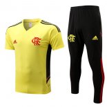 Maillot De Foot Flamengo Ensemble Complet 2022-2023 Jaune Pas Cher