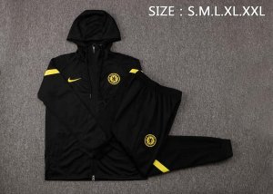 Sweat Shirt Capuche Chelsea 2022 Noir Jaune Pas Cher