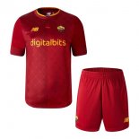 Maillot De Foot AS Roma Domicile Enfant 2022-2023 Pas Cher