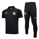 Polo Borussia Dortmund Ensemble Complet 2023-2024 Noir