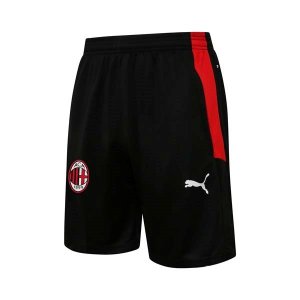 Maillot De Foot AC Milan Sans Manches 2022 Noir Rouge Pas Cher