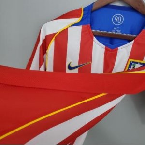 Thailande Maillot De Foot Retro Atlético Madrid 2004 05 Pas Cher