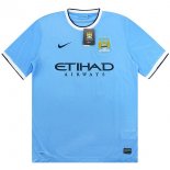 Thailande Maillot De Foot Manchester City Domicile Retro 2013 2014 Bleu Pas Cher