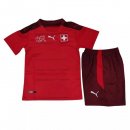 Maillot De Foot Suisse Domicile Enfant 2021 Rouge Pas Cher