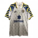 Thailande Maillot De Foot Parma Domicile Retro 1995 1997 Blanc Pas Cher