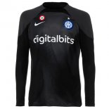 Thailande Maillot De Foot Inter Milan Gardien 2022-2023 Noir Pas Cher