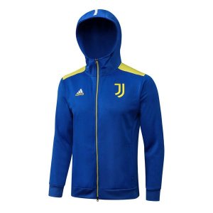 Sweat Shirt Capuche Juventus 2022-2023 Bleu Pas Cher