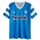 Thailande Maillot De Foot Marseille Exterieur Retro 1990 Bleu Pas Cher