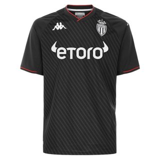 Thailande Maillot De Foot AS Monaco Exterieur 2021-2022 Noir Pas Cher