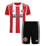 Maillot De Foot Sheffield United Domicile Enfant 2021-2022 Pas Cher