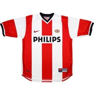 Thailande Maillot De Foot PSV Eindhoven Domicile Retro 1998 2000 Rouge Blanc Pas Cher