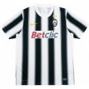 Thailande Maillot De Foot Juventus Domicile Retro 2011 2012 Noir Blanc Pas Cher