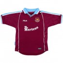 Thailande Maillot De Foot West Ham United FILA Domicile Retro 1999 2000 Rouge Pas Cher