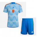 Maillot De Foot Espagne Exterieur Enfant 2022-2023 Pas Cher