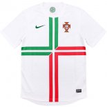 Thailande Maillot De Foot Portugal Exterieur Retro 2012 Blanc Pas Cher