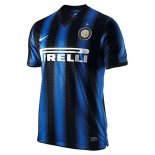 Thailande Maillot De Foot Inter Milan Domicile Retro 2010 2011 Bleu Pas Cher