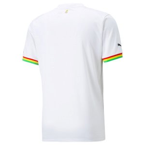 Thailande Maillot De Foot Ghana Domicile 2022 Blanc Pas Cher