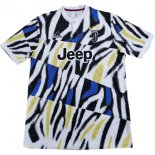 Thailande Maillot De Foot Juventus Spécial 2021-2022 Jaune Bleu Pas Cher