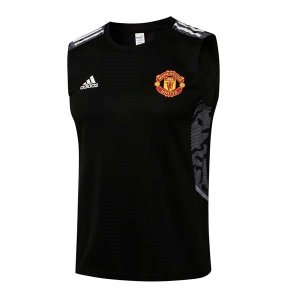 Maillot De Foot Manchester United Sans Manches 2022 Noir Pas Cher