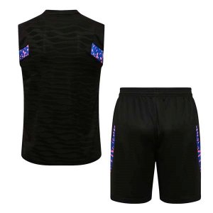 Maillot De Foot Barcelone Sans Manches 2022 Noir Pas Cher