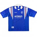 Thailande Maillot De Foot Rangers Domicile Retro 1996 1997 Bleu Pas Cher