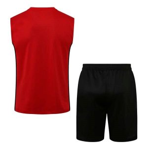 Maillot De Foot Arsenal Sans Manches 2022 Rouge Noir Pas Cher