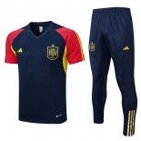 Maillot De Foot Espagne Ensemble Complet 2023-2024 Bleu