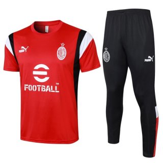 Thailande Maillot AC Milan Ensemble Complet 2024 Rouge