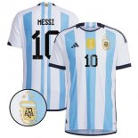 Thailande Maillot De Foot Argentine Domicile Messi 2022-2023 Pas Cher