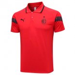 Polo AC Milan 2023-2024 Rouge