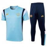 Maillot Manchester City Ensemble Complet 2024-2025 Bleu