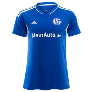 Thailande Maillot De Foot Schalke 04 Domicile Femme 2022-2023 Pas Cher