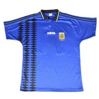 Thailande Maillot De Foot Argentine Exterieur Retro 1994 Bleu Pas Cher