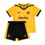 Maillot De Foot Wolves Domicile Enfant 2022-2023 Pas Cher