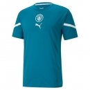 Thailande Maillot De Foot Manchester City Pre-Match 2021-2022 Bleu Pas Cher